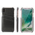 For iPhone X / XS Fierre Shann Retro Oil Wax Texture PU Leather Case with Card Slots