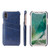 For iPhone X / XS Fierre Shann Retro Oil Wax Texture PU Leather Case with Card Slots