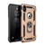 For iPhone X / XS Sergeant Armor Shockproof TPU + PC Protective Case with 360 Degree Rotation Holder