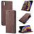 For iPhone XS Max CaseMe-013 Multifunctional Retro Frosted Horizontal Flip Leather Case with Card Slot & Holder & Wallet