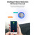 Fineblue MK-22 TWS Magnetic Absorption Bluetooth Speaker With LED Light Speaker