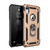 For iPhone XR Armor Shockproof TPU + PC Protective Case with 360 Degree Rotation Holder