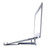 Universal Aluminum Alloy Cooling Stand Foldable Height Extender Holder for 12-17 inch PC iPad Notebook