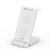 For Samsung & Samsung Watch DUZZONA W10-S 15W 3 in 1 Foldable Wireless Charger Stand