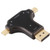 D63A DisplayPort + Mini DP + UCB-C / Type-C Male to HDMI Female 3 in 1 Adapter