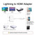 E-Gin-LTH-002 8 Pin Digital AV to HDMI Adapter + USB Charging Port for VGA 1080P HD TV Display Screen Device