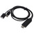 USB Male + USB 2.0 Female to HDMI Phone to HDTV Adapter Cable