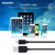 2 PCS HAWEEL 1m High Speed 8 pin to USB Sync and Charging Cable Kit for iPhone, iPad