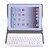 A02 for iPad 4 / 3 / 2 Universal Ultra-thin ABS Horizontal Flip Tablet Case + Bluetooth Keyboard