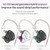 KZ ZSN Circle Iron Moving Iron Quad-core Wired Control In-ear Mega Bass HiFi Earphone without Microphone