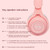 M6 Luminous Cat Ears Pure-color Foldable Bluetooth Headset with 3.5mm Jack & TF Card Slot