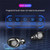 F9 TWS V5.0 Touch Control Binaural Wireless Bluetooth Headset with Charging Case and Digital Display