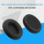 1 Pair Leather Sponge Protective Case for Steelseries Arctis 3 Pro  / Ice 5 / Ice 7 Headphone (White)