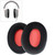 2 PCS For Kingston KHX-HSCP / HyperX Cloud II Headphone Cushion Flannel Red Net Sponge Cover Earmuffs Replacement Earpads