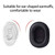 1 Pair Soft Sponge Earmuff Headphone Jacket for Audio-technica ATH-MSR7 / M50X / M20 / M40 / M40X