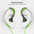 Mucro MB-232 Running In-Ear Sport Earhook Wired Stereo Headphones for Jogging Gym