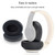 2 PCS For Beats Studio 2.0 / 3.0 Headphone Protective Cover Ice Gel Earmuffs (Grey White)