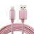 2m Woven Style Metal Head 84 Cores 8 Pin to USB 2.0 Data / Charger Cable
