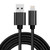 3A Woven Style Metal Head 8 Pin to USB Charge Data Cable, Cable Length: 2m