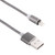 360 Degree Rotation 8 Pin to USB 2.0 Weave Style Magnetic Charging Cable with LED Indicator, Cable Length: 1m