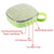 X25new Cloth Texture Square Portable Mini Bluetooth Speaker, Support Hands-free Call & TF Card & AUX