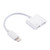 2 in 1 8 Pin Male to 8 Pin Charging + 8 Pin Audio Female Earphone Adapter with Call Function, Support IOS 10.3.1 or Above