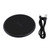DC 9V 1.67A / 5V 1A Universal Round Shape Qi Standard Fast Wireless Charger with Indicator Light