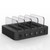 016 Multi-function AC 100V~240V Output 4 Ports USB Detachable Charging Station Smart Charger