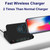 828W 7 in 1 60W QC 3.0 USB Interface + 4 USB Ports + USB-C / Type-C Interface + Wireless Charging Multi-function Charger with Mobile Phone Holder Function, AU Plug