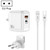 TOTUDESIGN HTY-0902000 Sharp Series Travel Charger Kit, EU Plug