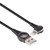 USB to 8 Pin Rotatable Connector Braided Data Cable, Cable Length: 1m