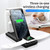 H6 3 in 1 Portable Folding Wireless Charger for iPhone + iWatch + AirPods