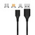M11 3 in 1 3A USB to 8 Pin + Micro USB + USB-C / Type-C Nylon Braided Magnetic Data Cable, Cable Length: 1m