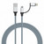 IVON CA51 2.4A USB to 8 Pin + Micro USB 2 in 1 Charging Sync Data Cable, Length: 1m