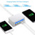 40W QC3.0  2.4A  4-USB Ports Fast Charger Station Travel Desktop Charger Power Adapter with LCD Digital Display, US Plug