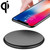 TOVYS-KC-N5 9V 1A Output Frosted Round Wire Qi Standard Fast Charging Wireless Charger, Cable Length: 1m
