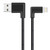 2m 2A USB to 8 Pin Nylon Weave Style Double Elbow Data Sync Charging Cable