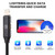 Multifunction 1m 3A 8 Pin Male & 8 Pin Female to USB Nylon Braided Data Sync Charging Audio Cable