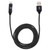 Multifunction 1m 3A 8 Pin Male & 8 Pin Female to USB Nylon Braided Data Sync Charging Audio Cable