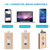 RQW-02 3 in 1 USB 2.0 & 8 Pin & Micro USB 128GB Flash Drive
