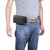 Men Lambskin Texture Multi-functional Universal Mobile Phone Waist Pack Leather Case for 5.5 Inch or Below Smartphones