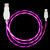 LED Flowing Light 1m USB to 8 Pin Data Sync Charge Cable for iPhone, iPad