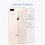 2 PCS for iPhone 8 Plus & 7 Plus 0.3mm 9H Surface Hardness 2.5D Curved Edge Explosion-proof Premium Tempered Glass Back Screen Protector