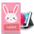 Rabbit Pattern Horizontal Flip Leather Case for iPad Air 11 2024 / iPad Pro 11 inch (2018),with Card Slots & Holder & Wallet & Photo Frame & Pen slot