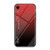 For iPhone XR Gradient Color Glass Case