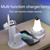 WS7 10W 2 USB Ports + USB-C / Type-C Port Multi-function Desk Lamp + Qi Wireless Charging Charger