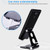 ROOSTAND R2 Aluminum Alloy Mobile Desktop Tablet Bracket Double Folding Lazy Artifact, Size: 6.4x7x9cm