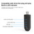 LE502 USB Bluetooth 5.3 Wireless Audio Transmitter with Antenna