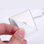 Square Stainless Steel Patch + Solid Wood Wall-mounted Headset Holder