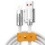 Mech Series 6A 120W USB to 8 Pin Metal Plug Silicone Fast Charging Data Cable, Length: 1.2m